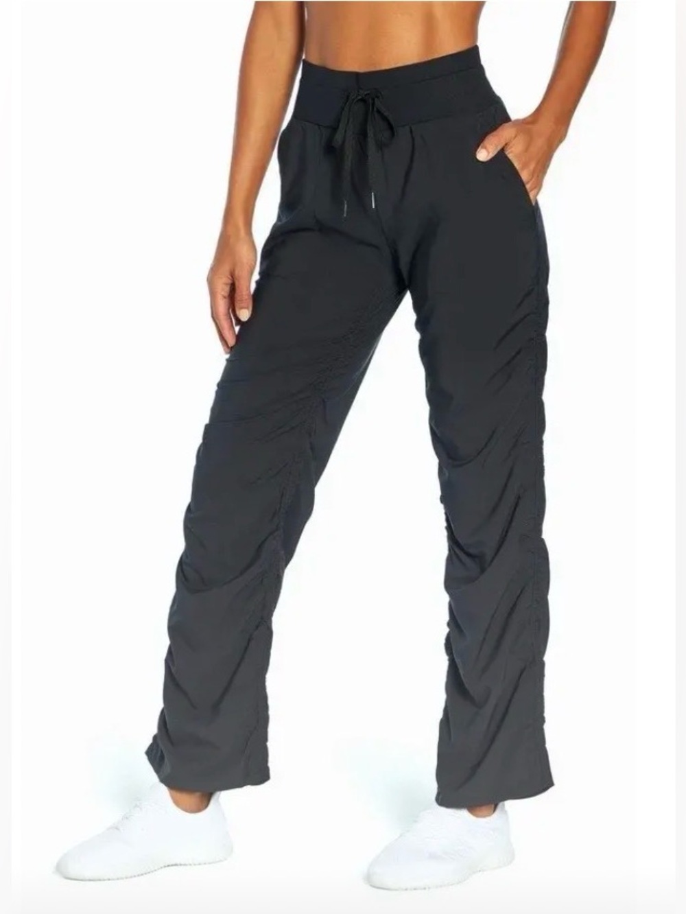 Marika women’s Navy ruched joggers Size L